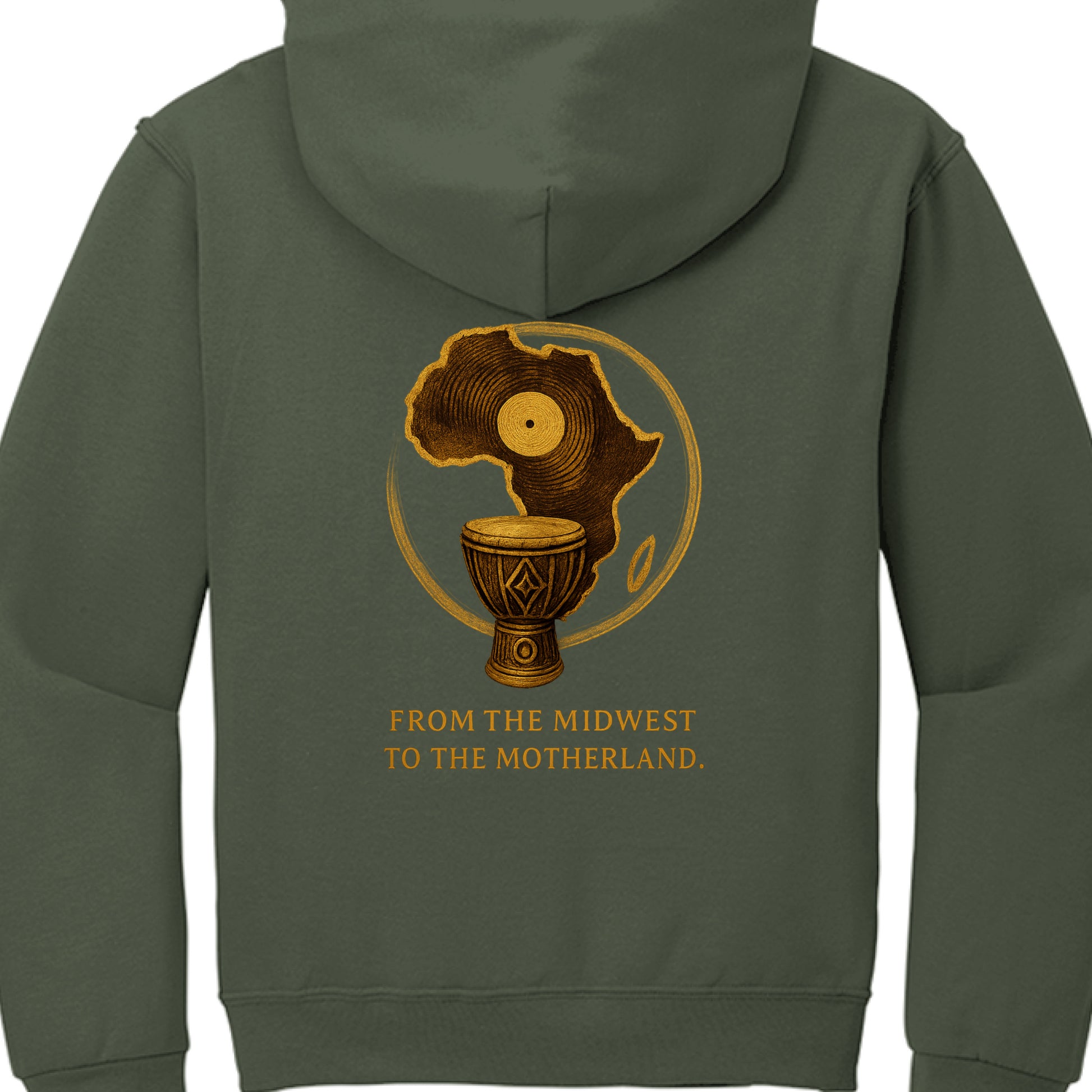 MILITARY GREEN - BACK