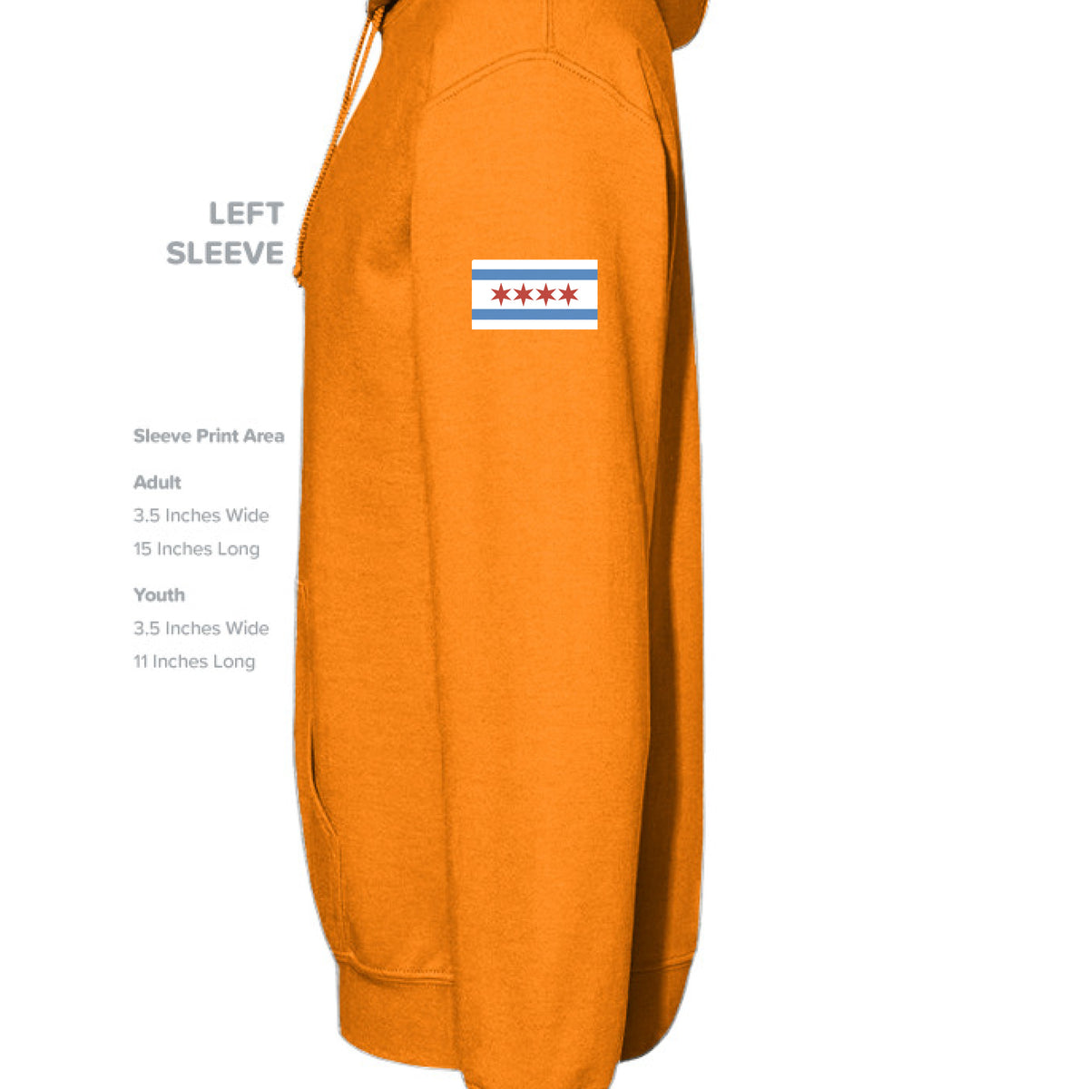 SAFETY ORANGE - SLEEVE_LEFT