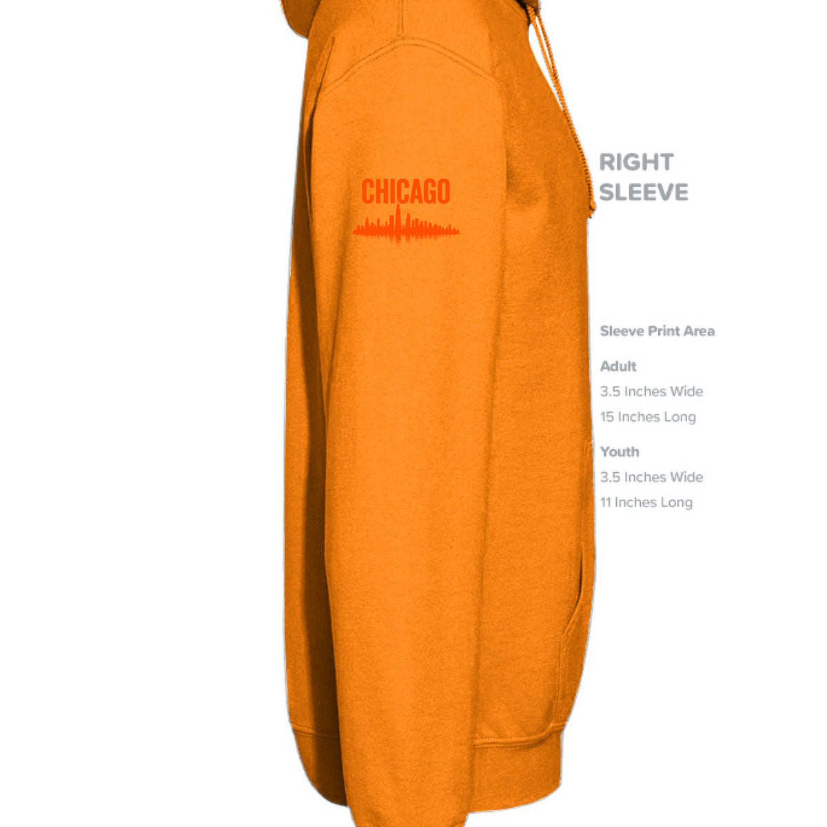 SAFETY ORANGE - SLEEVE_RIGHT