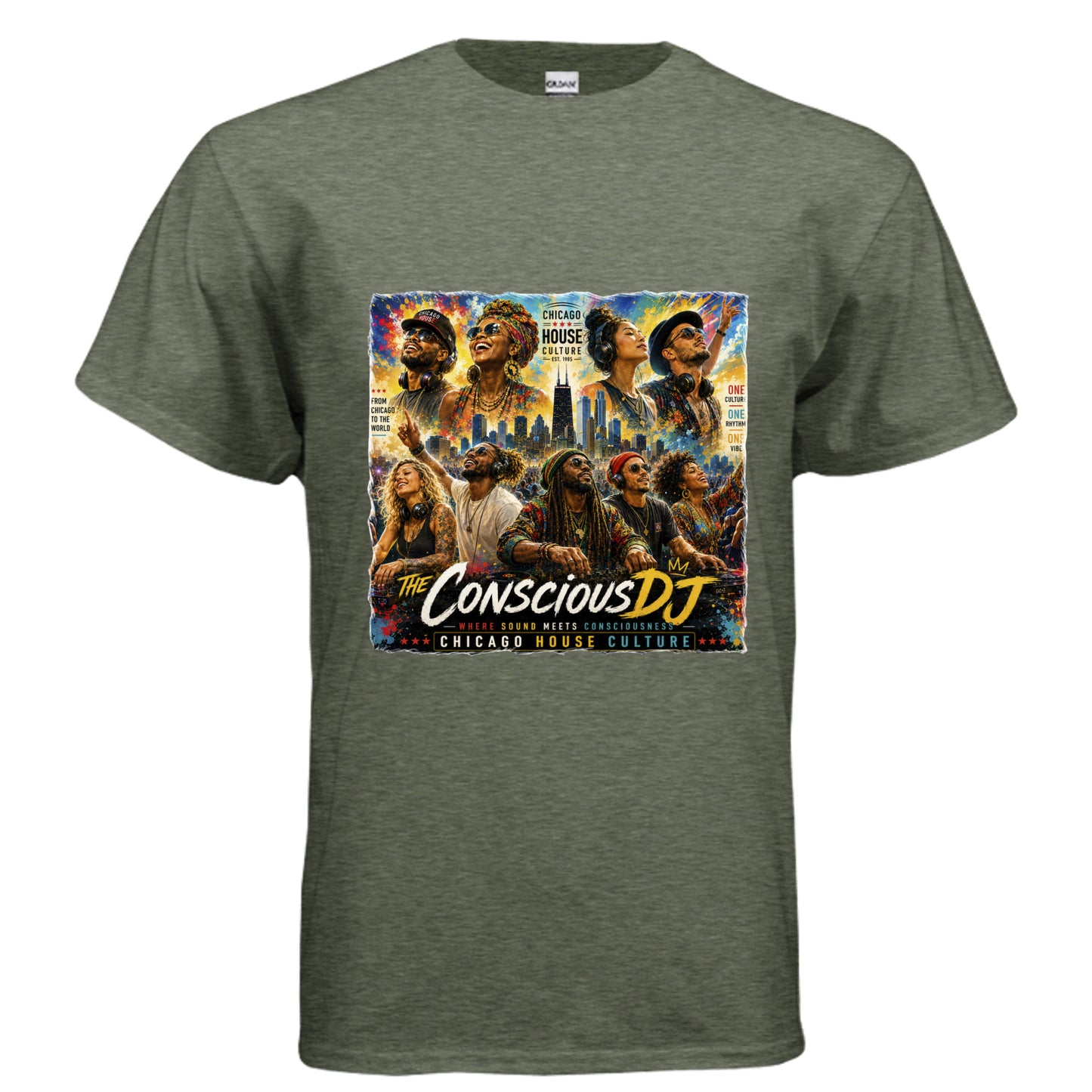 HEATHER MILITARY GREEN - G500 - FRONT